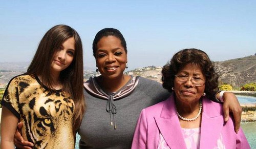  Paris Jackson, Oprah Winfrey and Katherine Jackson NEW 2012