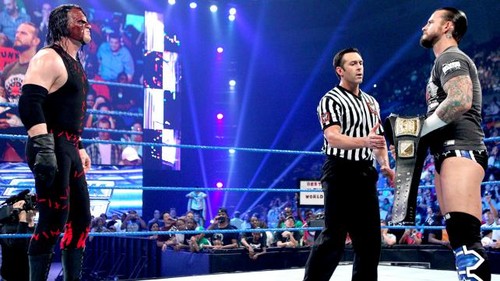  Punk vs Kane for the WWE Championship