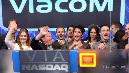 Teen Wolf Cast at NASDAQ