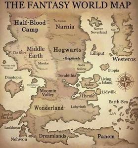  The ফ্যান্টাসি World Map