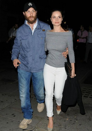  Tom & charlotte making their way to the Prometheus Premiere Afterparty