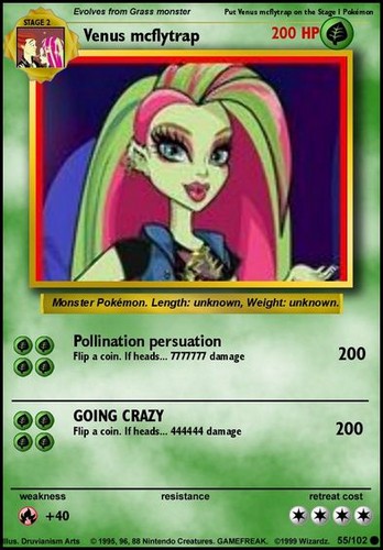  Venus mcflytrap pokemon card RARE!!!
