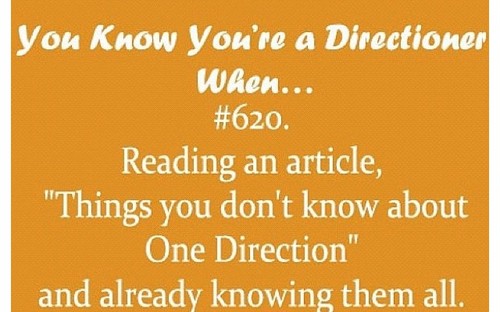  toi Know You're A Directioner When...