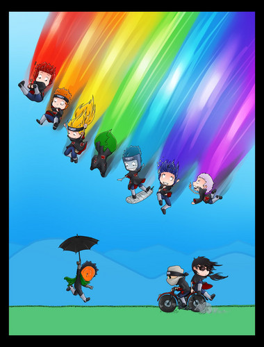 akatsuki rainbow!!!!