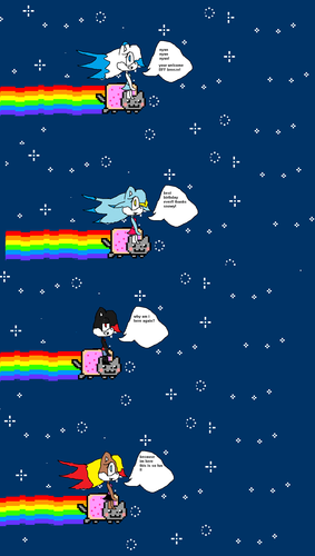  its nyan cat time HAPPY B-DAY BREEZE 2nd b-day present :3 HAPPY NYAN B-DAY BREEZE XD