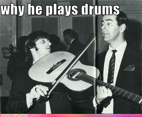  this is why ringo does the drums