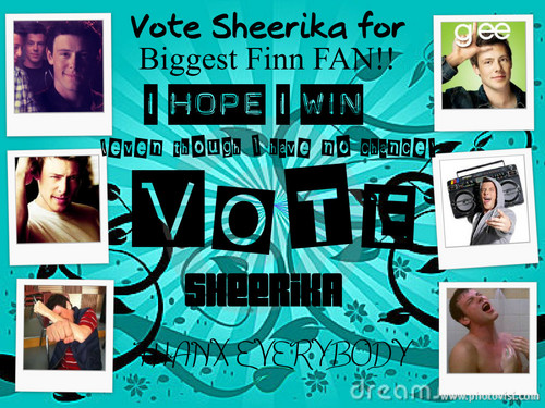  vOTE FOR SHEERIKA FOR BIGGEST FINN FAN!!