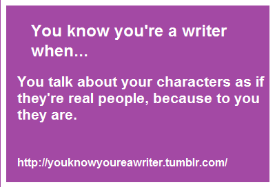  Du know your a writer when