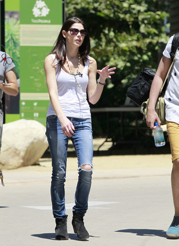  June 17 - Doing an Interview at Coldwater Canyon Park in Beverly Hills