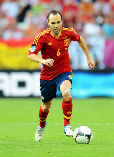  A. Iniesta (Spain in Euro Cup)