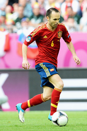 A. Iniesta (Spain in Euro Cup)