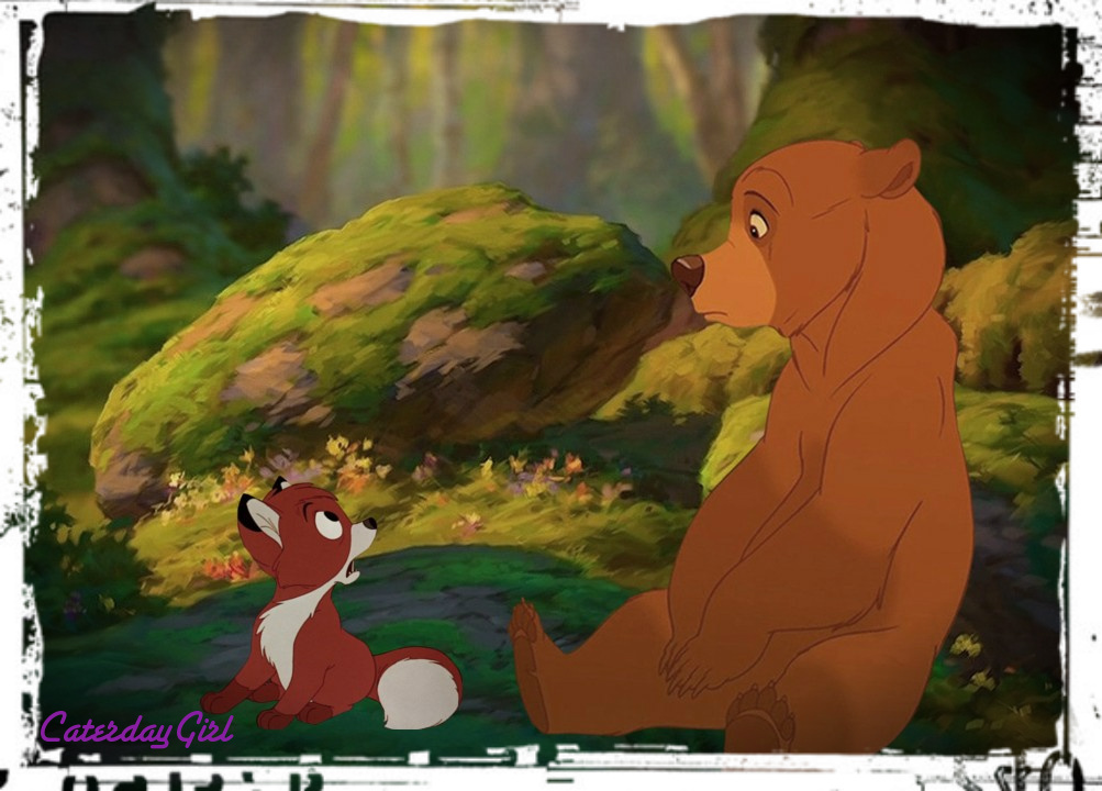 The fox and the bear. Brother Bear Crossover. The Fox and the Bear комикс. Fox and Bear Kiss. Fox and Bear Love.