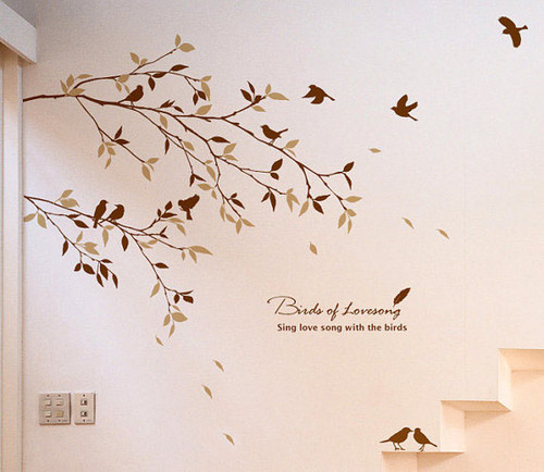 Birds Of Lovesong Sing Love Song With the Birds Wall Sticker