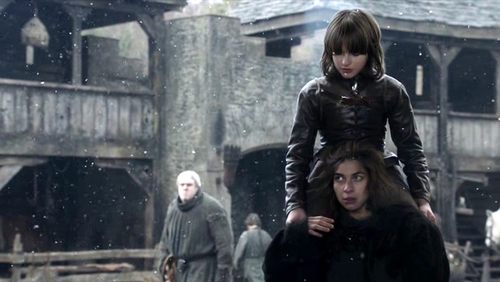  Bran with Osha and Hodor