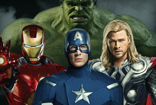  Captain America, Iron-Man, Thor, and The Hulk