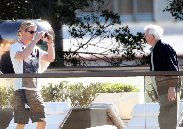 Chris Hemsworth in Sydney