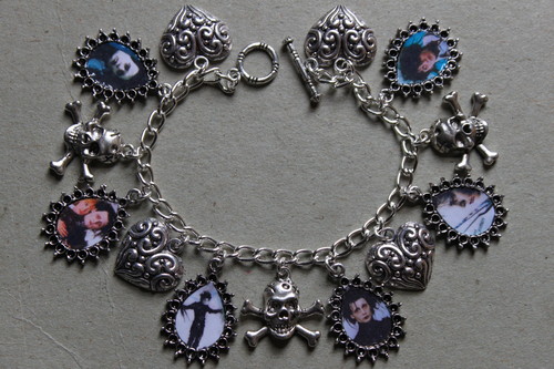 Edward Scissorhands charm bracelet