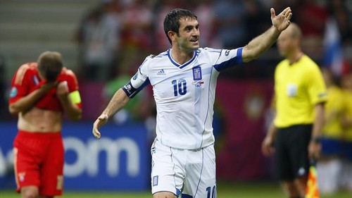  Greece is in the haut, retour au début "8" football teams in Europe!