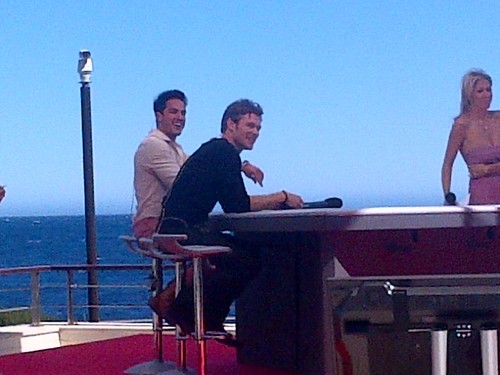  Joseph 모건 & Michael Trevino at the 52nd Monte Carlo TV Festival