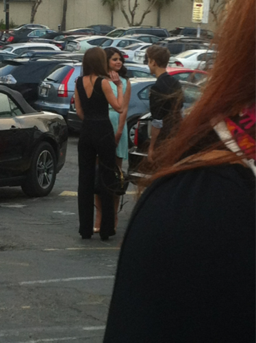  Justin Bieber and Selena Gomez out in Hollywood