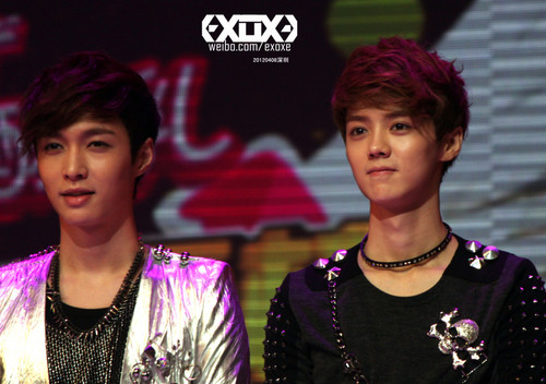  Lay and 鹿晗