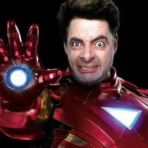  Mr. фасоль, бин As Iron Man