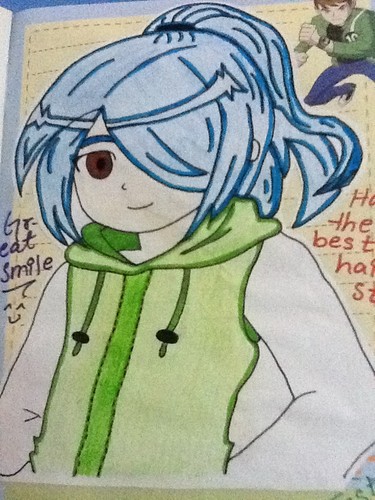  My Drawing of Kazemaru when I started watching IE ^^