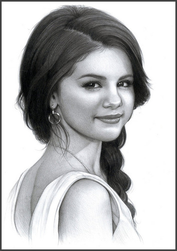  My Selena Gomez Drawing