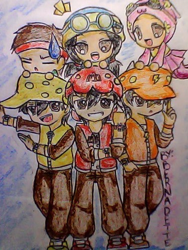  My پرستار art of Boboi Boy and his Friends... again...