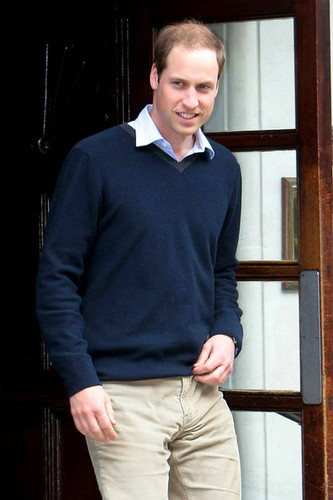 Prince William is seen after visiting Prince Phillip, Duke of Edinburgh, in the hospital in London