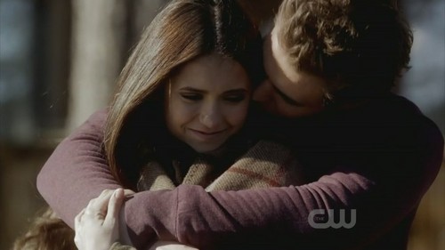  Stefan and Elena in 2x14