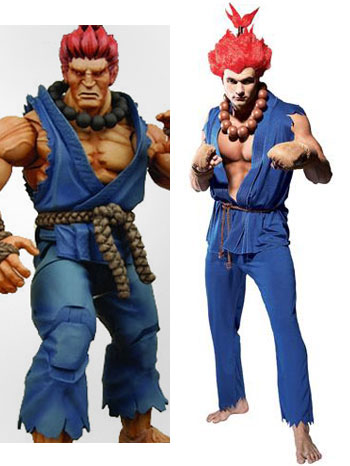 Street Fighter Akuma Cosplay Costume