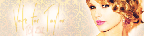  Taylor rápido, swift TCA Voting Banners