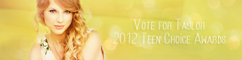Taylor Swift TCA Voting Banners