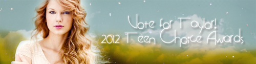 Taylor Swift TCA Voting Banners
