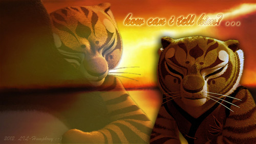  tigre, tigress secretly in Amore