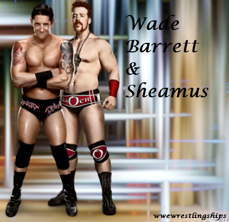  Wade Barrett and Sheamus