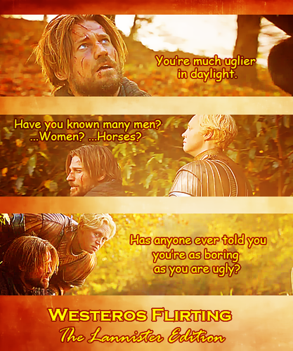  Westeros flirting- The Lannister edition