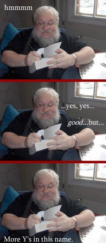 How the editing process must have gone for the ASoIaF