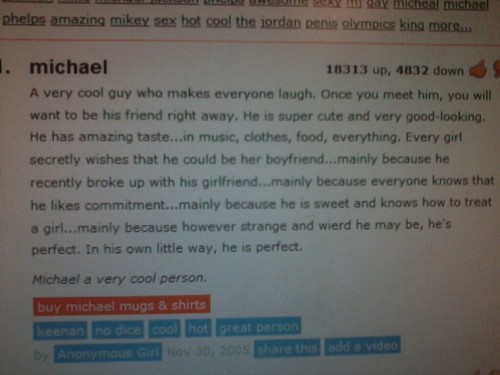  definition of Michael