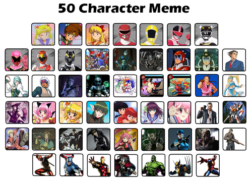  50 Character meme on dA