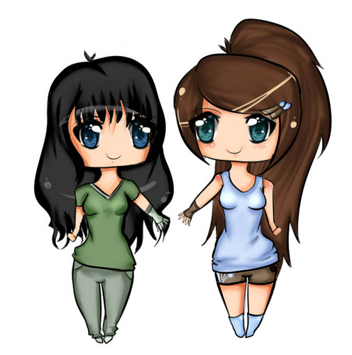  Aisling and Fin Chibi!