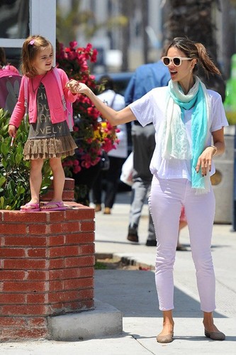  Alessandra Ambrosio out in Santa Monica with Anja