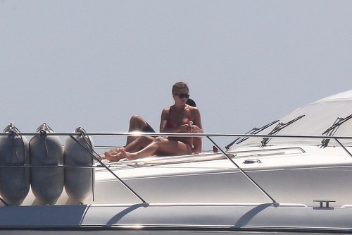  Bikini - On boot In Capri [19th June 2012]