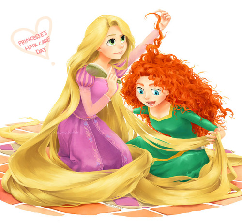  Merida and Rapunzel