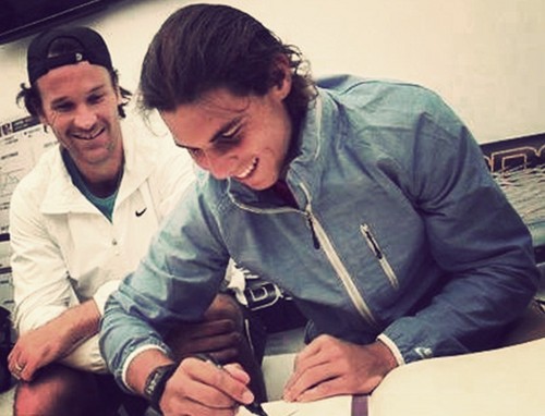  Carlos Moya and Rafael Nadal=They are the best together !