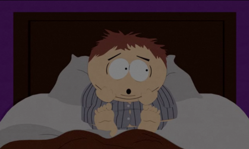  Cartman showing his cute chubby lil feet again! :3