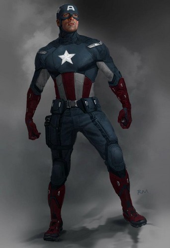  Concept art of Captain America