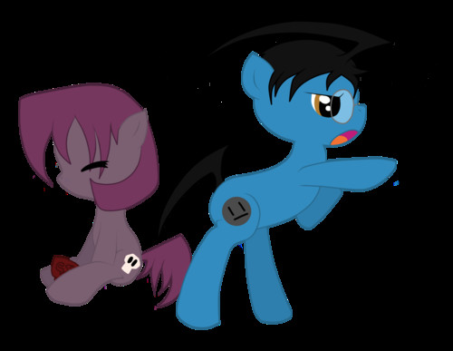 Dib and Gaz as ponies