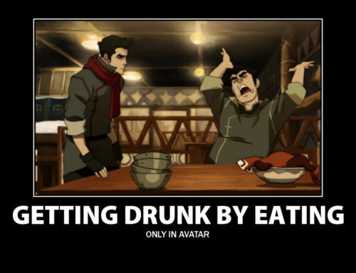  Drunk por eating